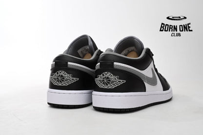 Jordan 1 Low Black White Grey 553558-040
