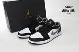 Jordan 1 Low Black White Grey 553558-040