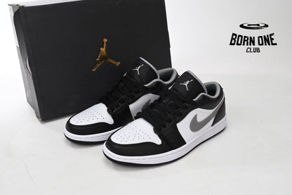 Jordan 1 Low Black White Grey 553558-040