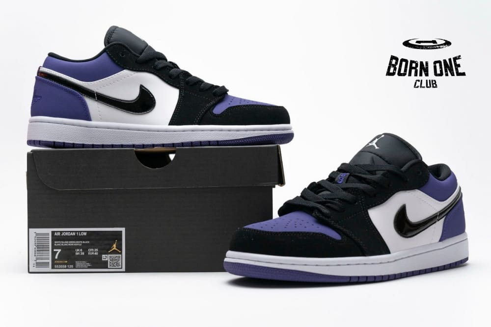 Jordan 1 Low Court Purple 553558-125