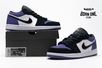 Jordan 1 Low Court Purple 553558-125