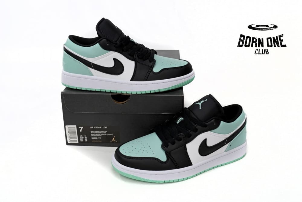 Jordan 1 Low Emerald Toe 553558-117