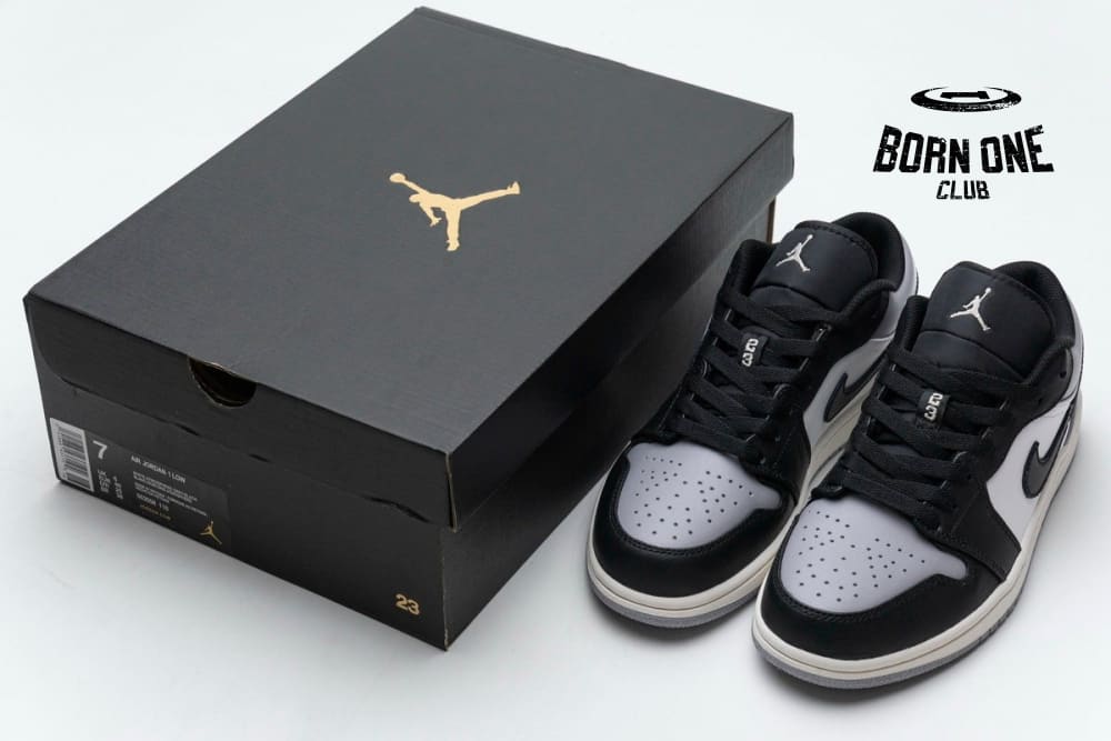 Jordan 1 Low Grey Toe 553558-110