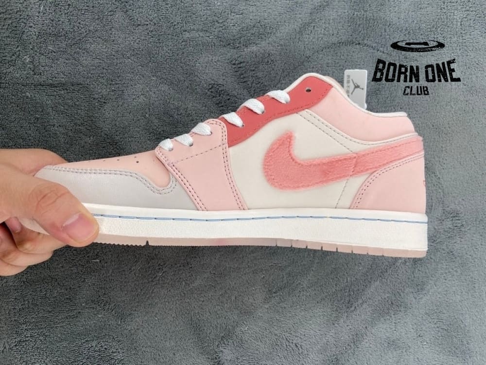 Jordan 1 Low SE Mighty Swooshers Pink DM5443-666