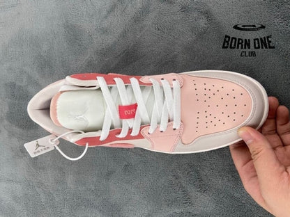 Jordan 1 Low SE Mighty Swooshers Pink DM5443-666