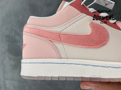 Jordan 1 Low SE Mighty Swooshers Pink DM5443-666