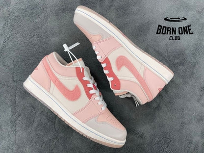 Jordan 1 Low SE Mighty Swooshers Pink DM5443-666