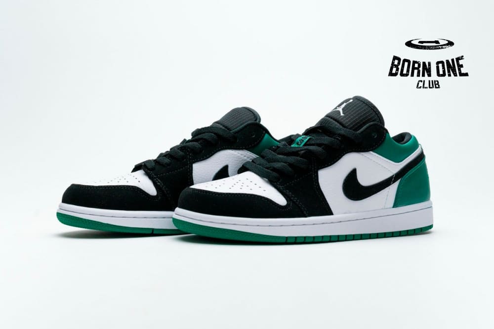Jordan 1 Low White Black Mystic Green 553558-113