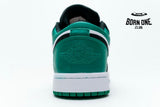 Jordan 1 Low White Black Mystic Green 553558-113