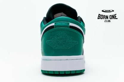 Jordan 1 Low White Black Mystic Green 553558-113