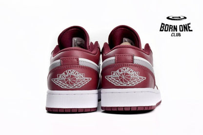 Jordan 1 Low White Bordeaux 553558-615