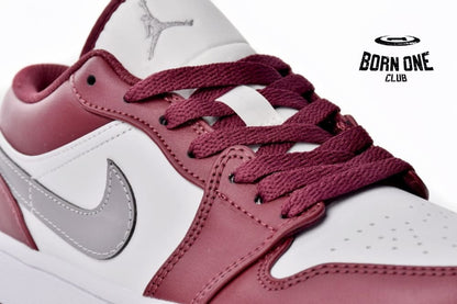 Jordan 1 Low White Bordeaux 553558-615