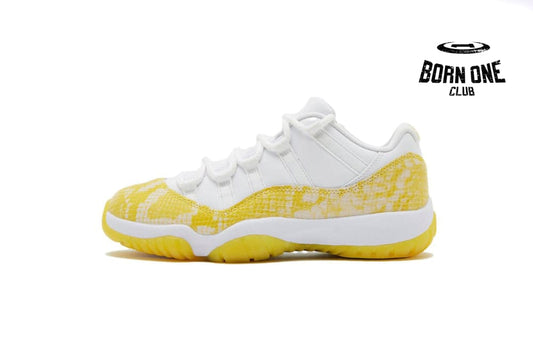 Jordan 11 Retro Low Yellow Snakeskin AH7860-107