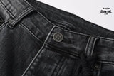 Calça Jeans Ksubi Preta Logo Branco