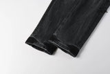 Calça Jeans Ksubi Preta Logo Branco