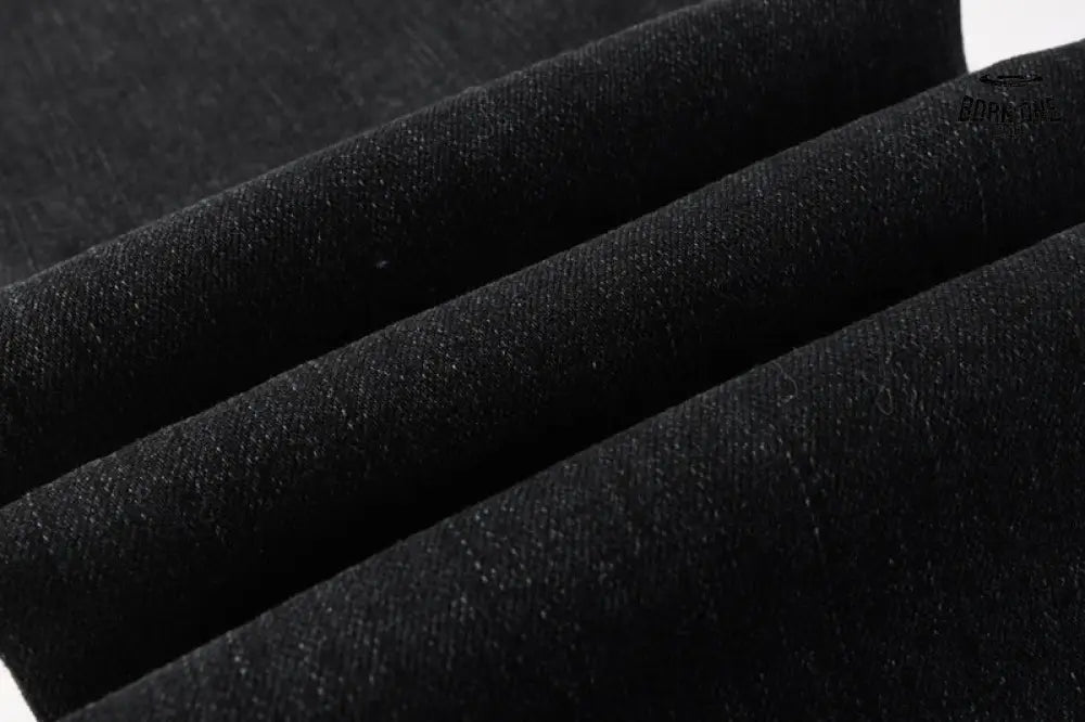 Calça Jeans Ksubi Preta Letreiro Vermelho