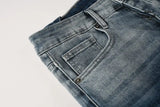 Calça Jeans Ksubi Azul Escuro Degradê Logo