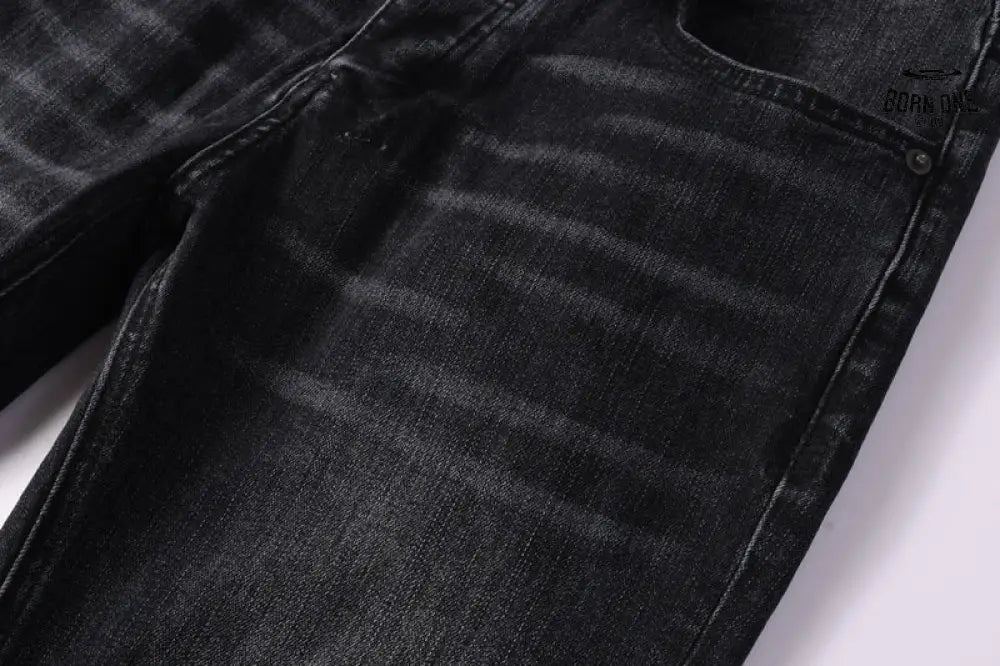Calça Jeans Ksubi Preta Respingos de Tinta