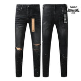 Calça Jeans Ksubi Preta Respingos de Tinta
