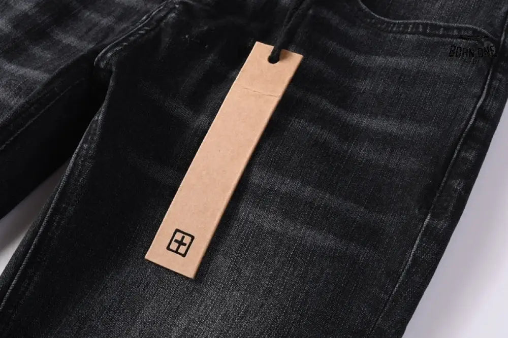 Calça Jeans Ksubi Preta Respingos de Tinta