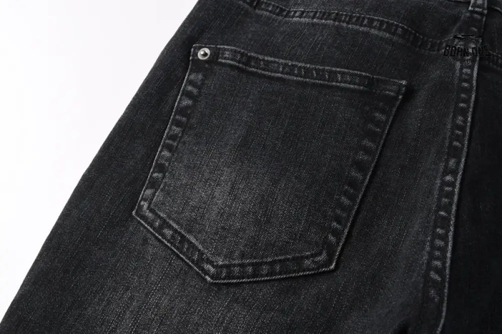 Calça Jeans Ksubi Preta Respingos de Tinta
