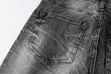 Calça Jeans Ksubi Cinza Lavada Destroyed