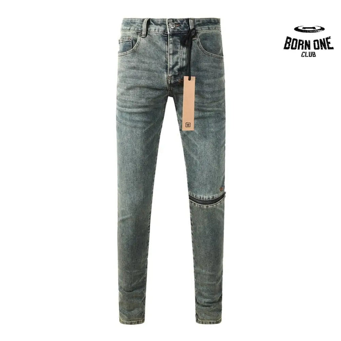Calça Jeans Ksubi Azul Esverdeada Lavada
