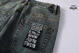 Calça Jeans Ksubi Azul Esverdeada Lavada