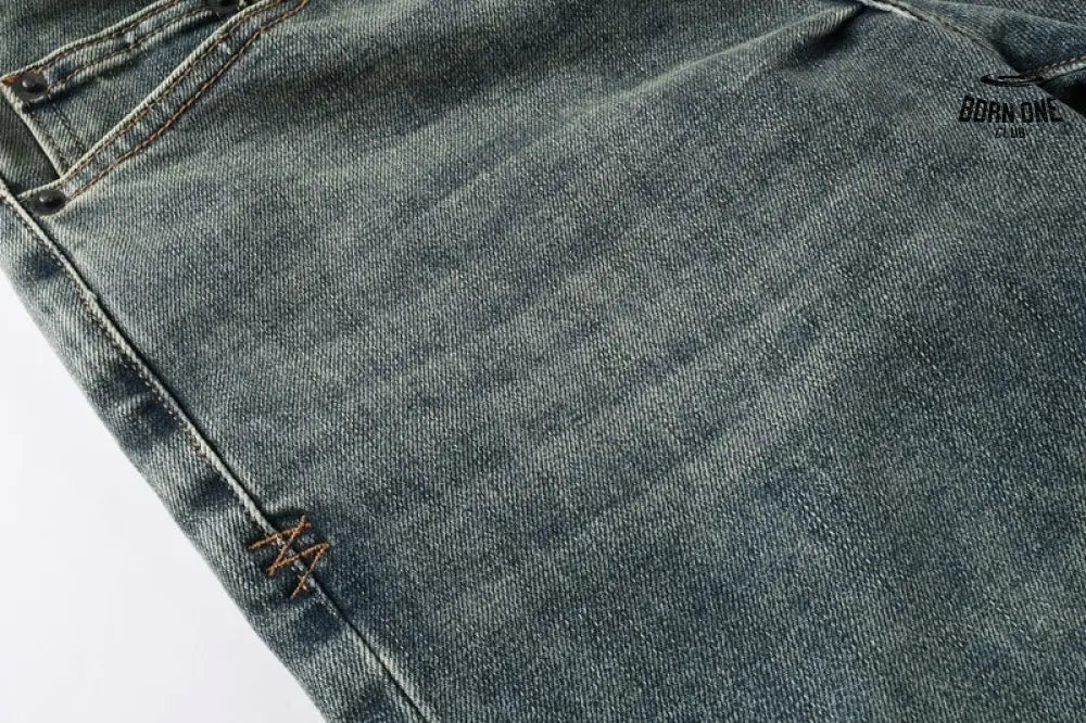 Calça Jeans Ksubi Azul Esverdeada Lavada