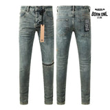Calça Jeans Ksubi Azul Esverdeada Lavada
