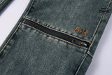Calça Jeans Ksubi Azul Esverdeada Lavada