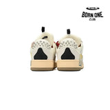 LANVIN White Black Painted