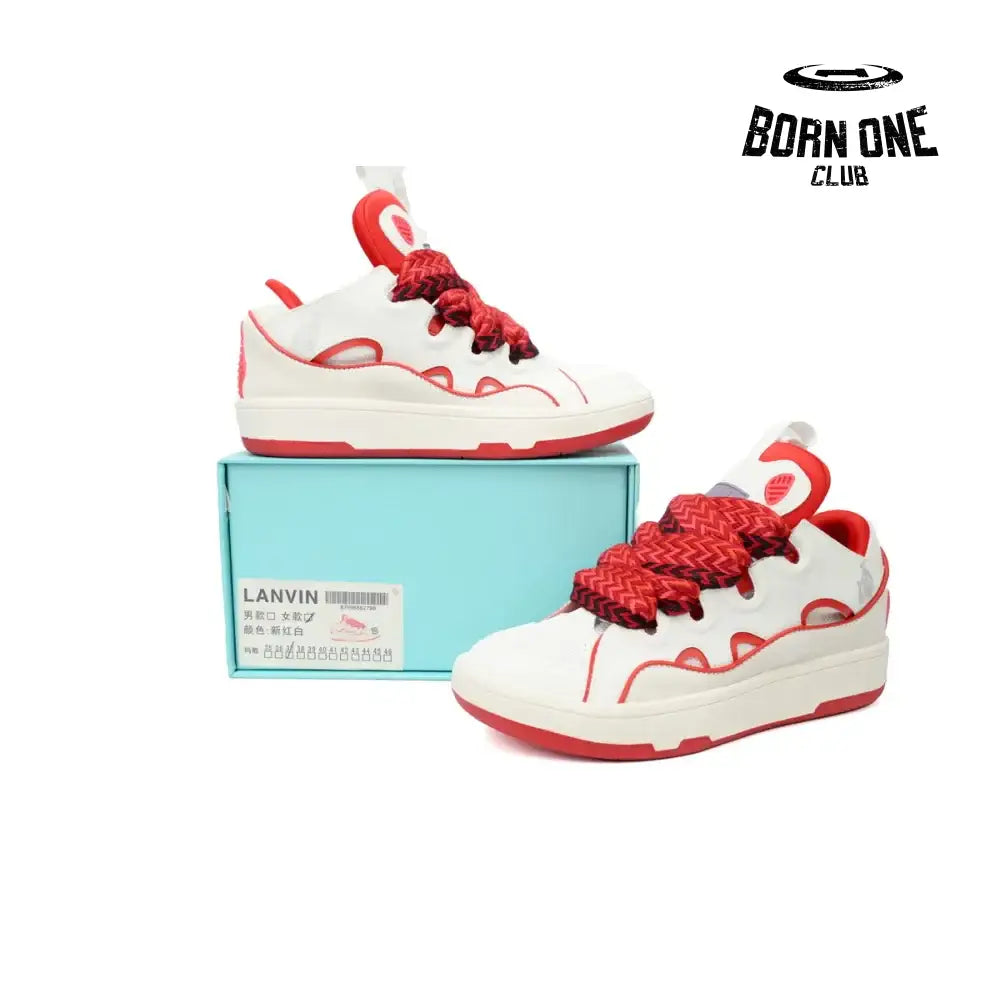 LANVIN White White Red