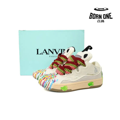 LANVIN White Seven Color Painting