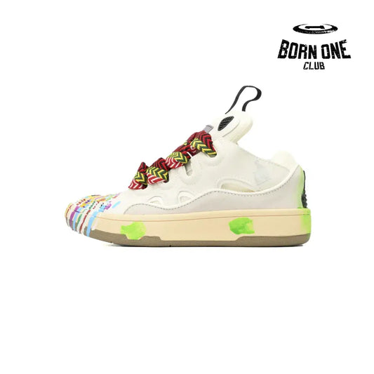 LANVIN White Seven Color Painting