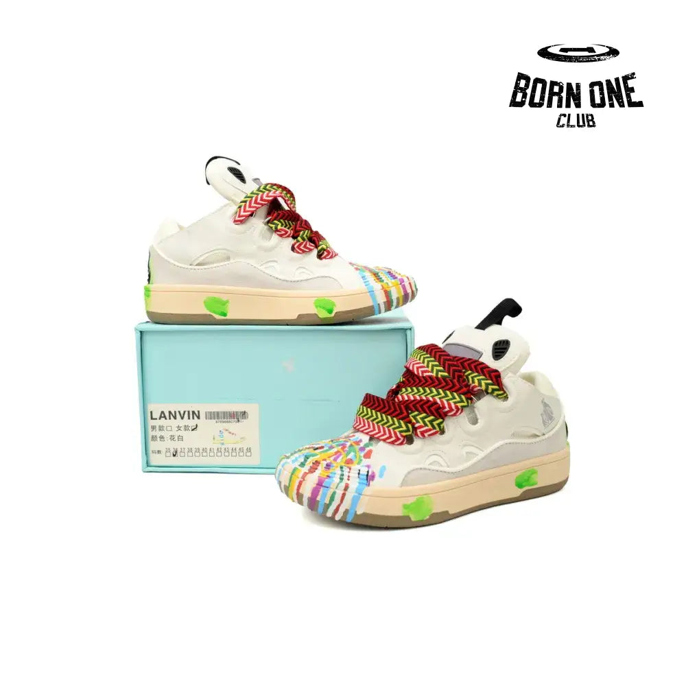 LANVIN White Seven Color Painting