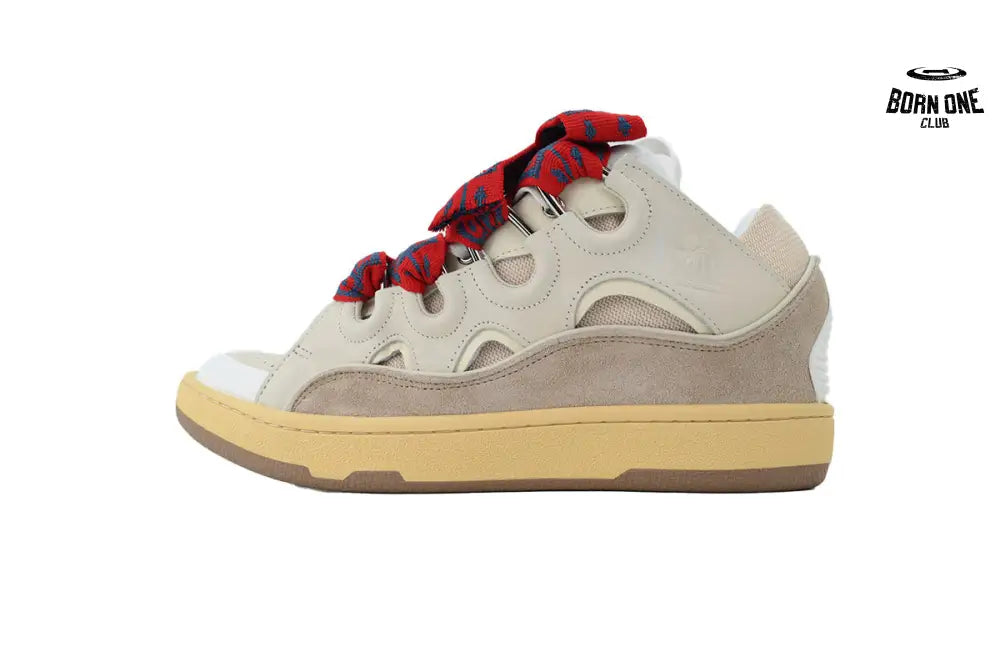 Lanvin Curb Sneakers Beige