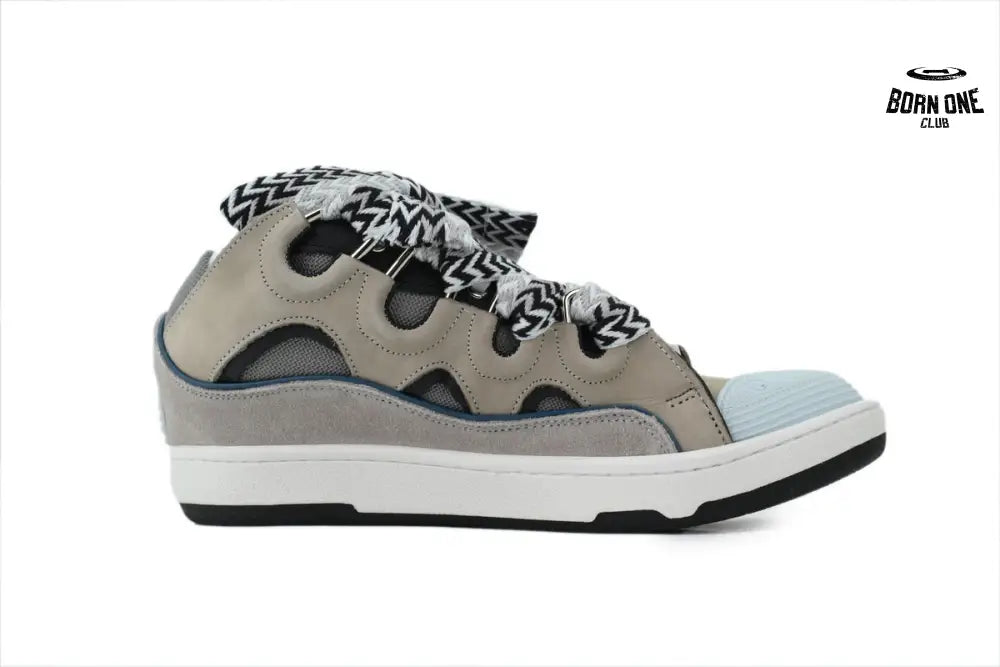 Lanvin Curb Sneakers Blue Gray