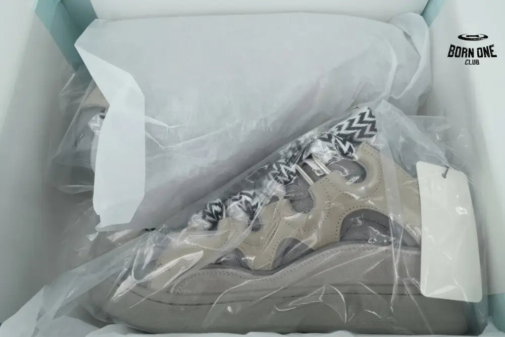 Lanvin Curb Sneakers Gray