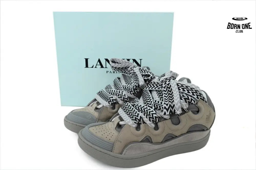 Lanvin Curb Sneakers Gray