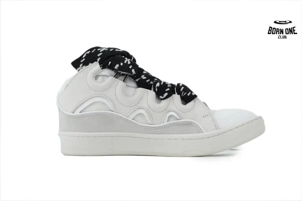 Lanvin Curb Sneakers White