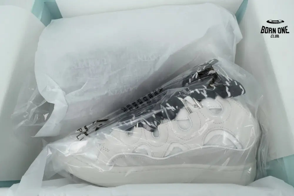 Lanvin Curb Sneakers White