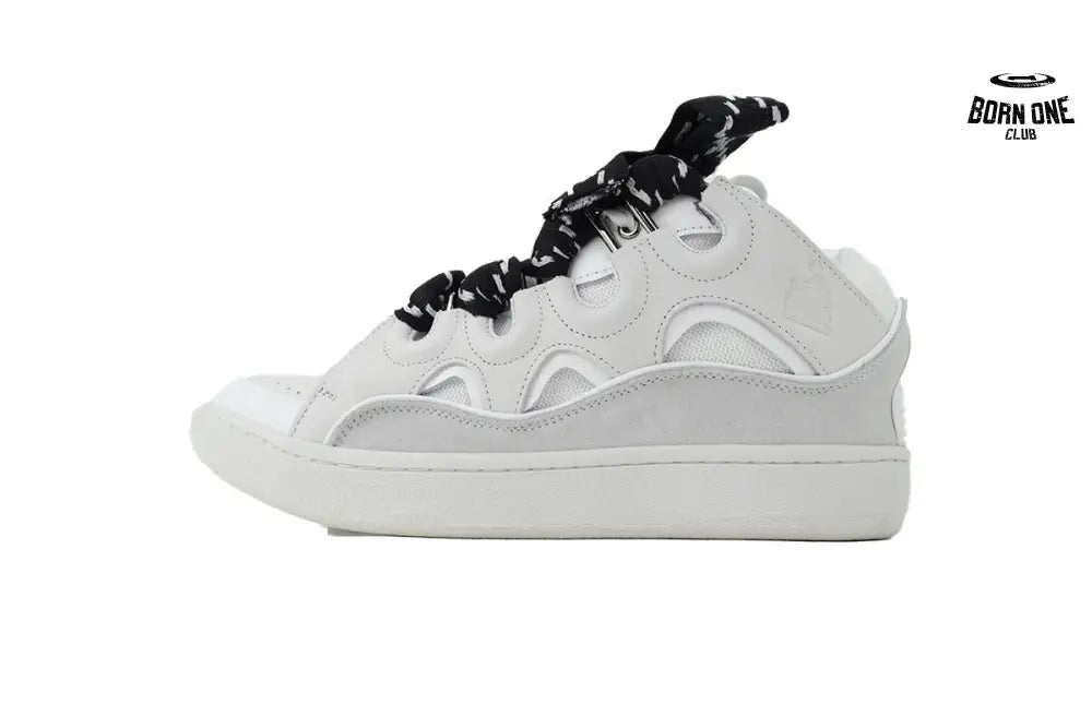 Lanvin Curb Sneakers White