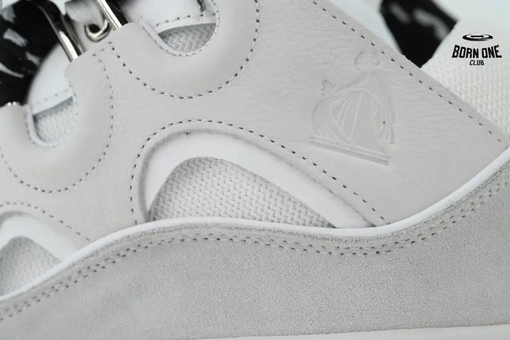 Lanvin Curb Sneakers White