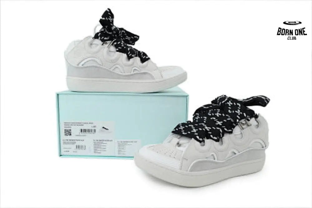 Lanvin Curb Sneakers White