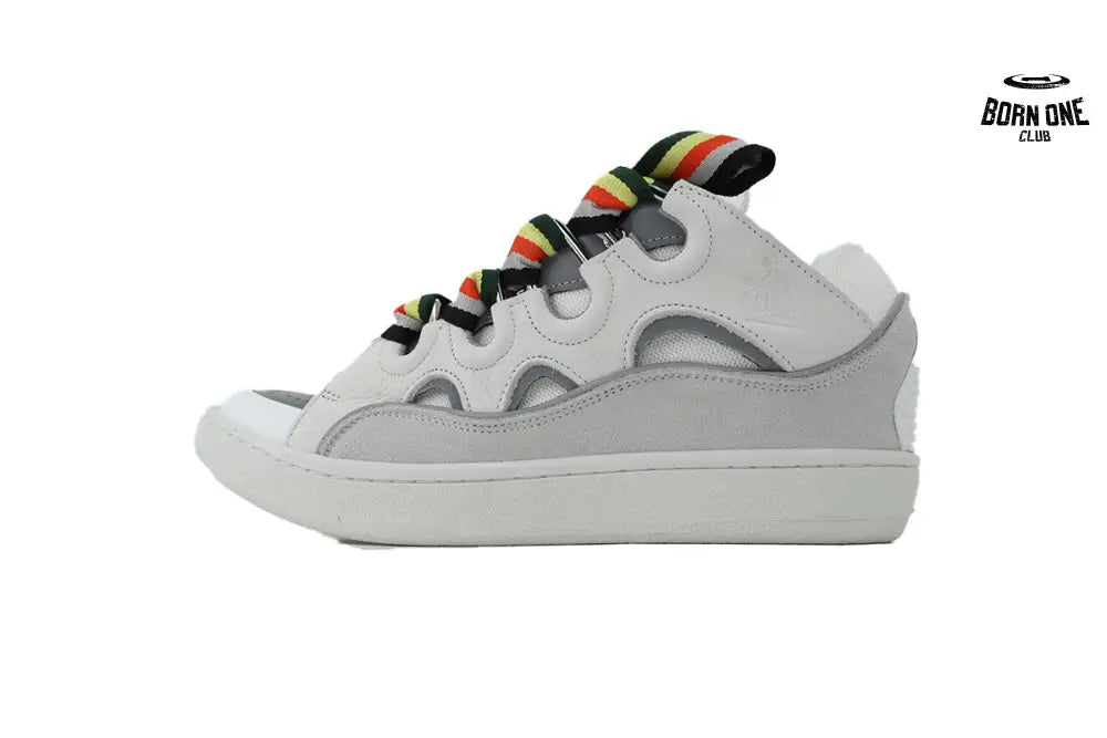 Lanvin Curb Sneakers White Ribbon