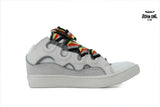 Lanvin Curb Sneakers White Ribbon