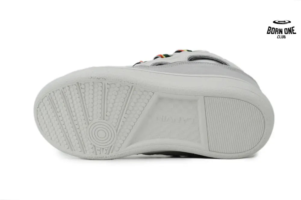 Lanvin Curb Sneakers White Ribbon
