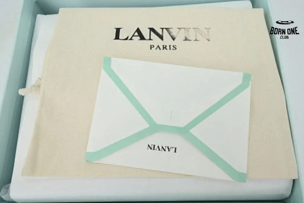 Lanvin Curb Sneakers White Ribbon