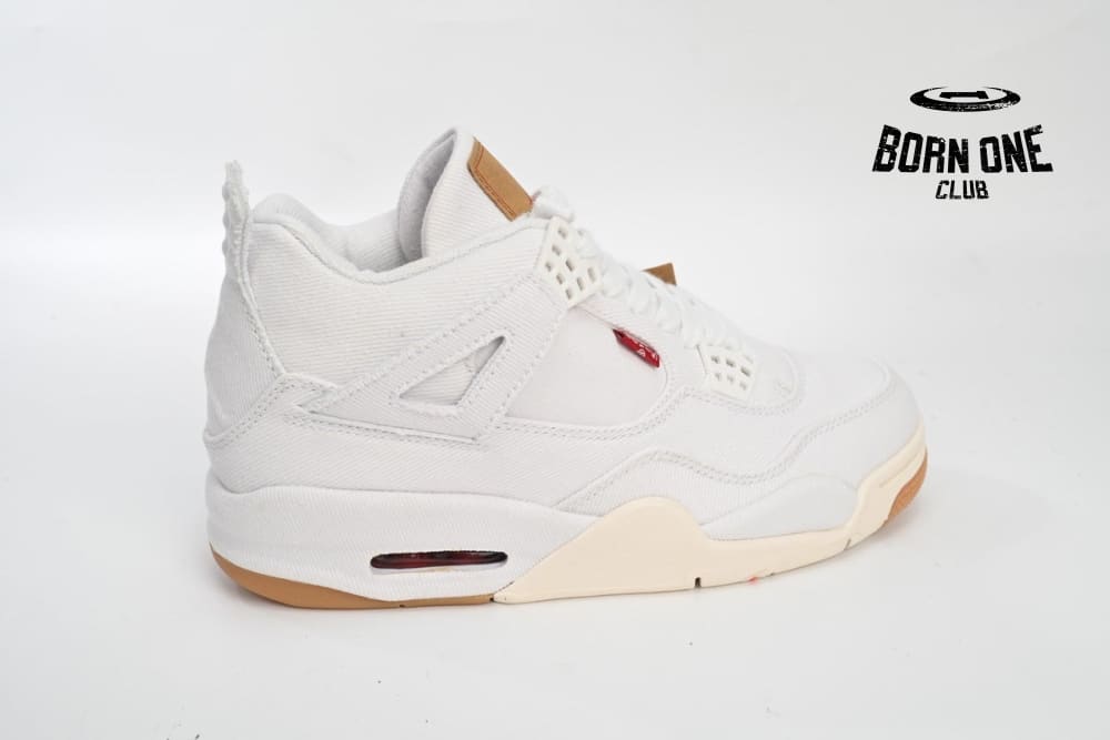 Levis x Air Jordan 4 White AO2571-100
